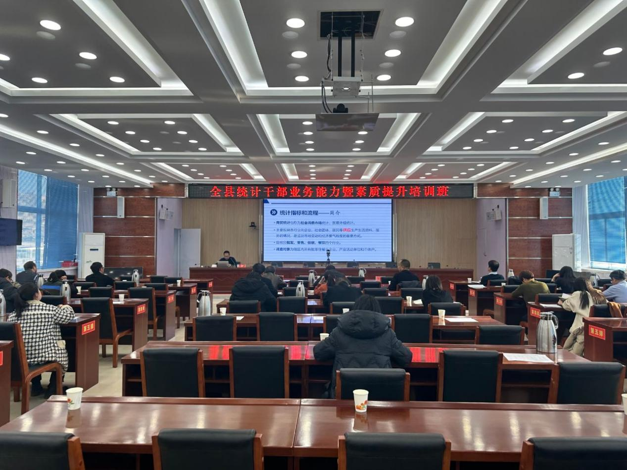 環(huán)縣召開全縣統(tǒng)計干部業(yè)務能力暨素質(zhì)提升培訓會