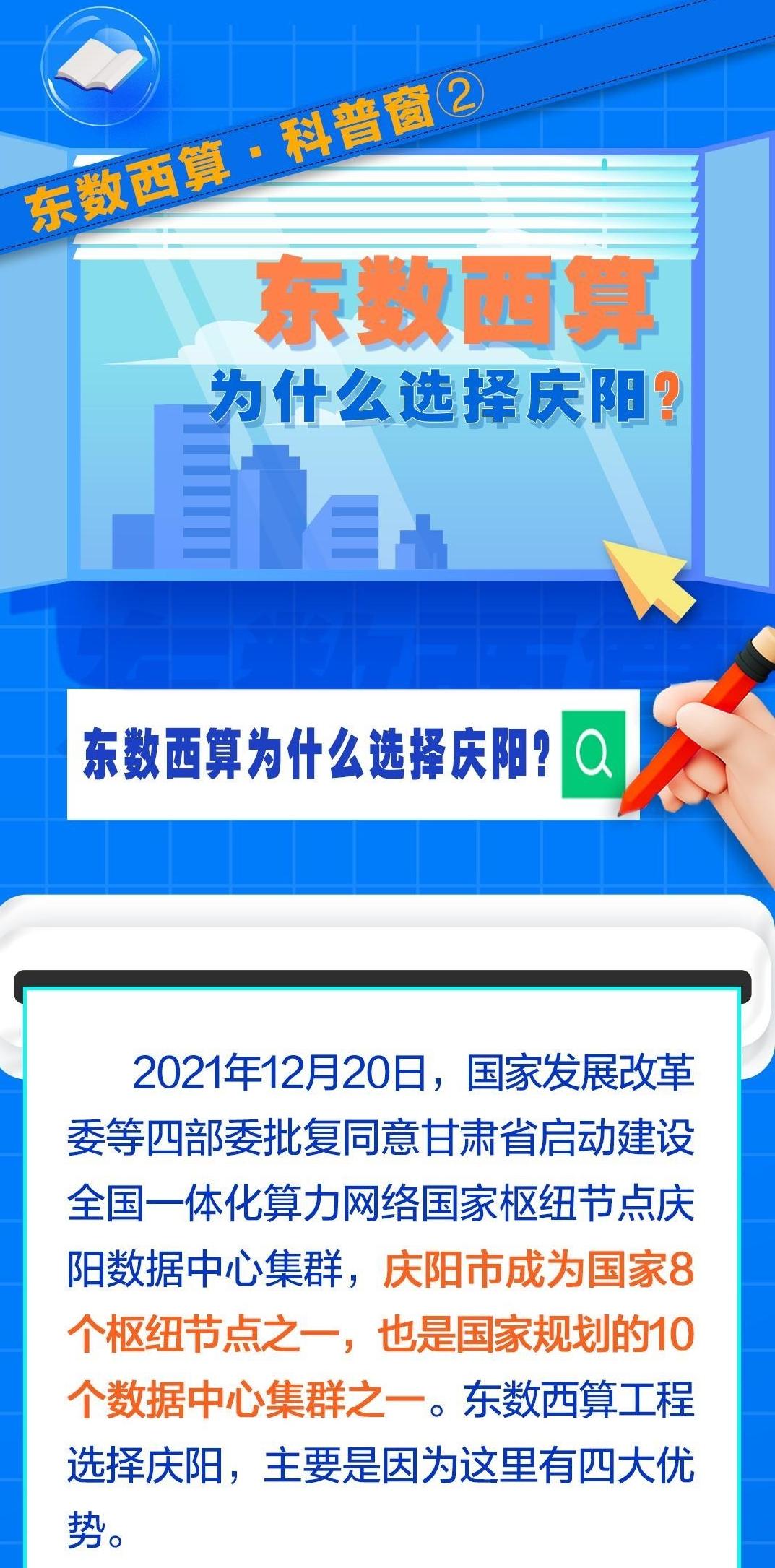 東數(shù)西算·科普窗②｜東數(shù)西算為什么選擇慶陽？