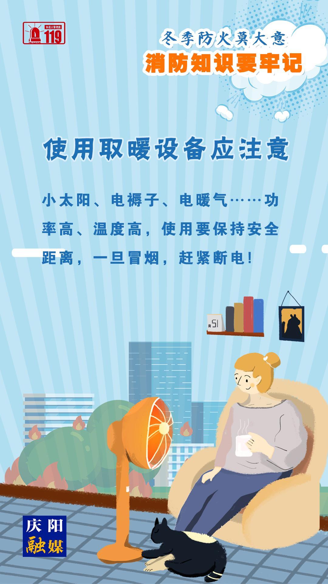 【微海報】冬季防火莫大意，使用取暖設(shè)備應(yīng)注意！