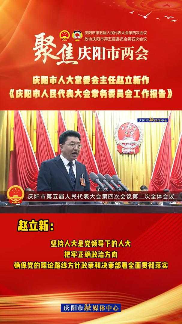 兩會(huì)V視(28)丨趙立新：堅(jiān)持人大是黨領(lǐng)導(dǎo)下的人大，把牢正確政治方向，確保黨的理論路線方針政策和決策部署全面貫徹落實(shí)