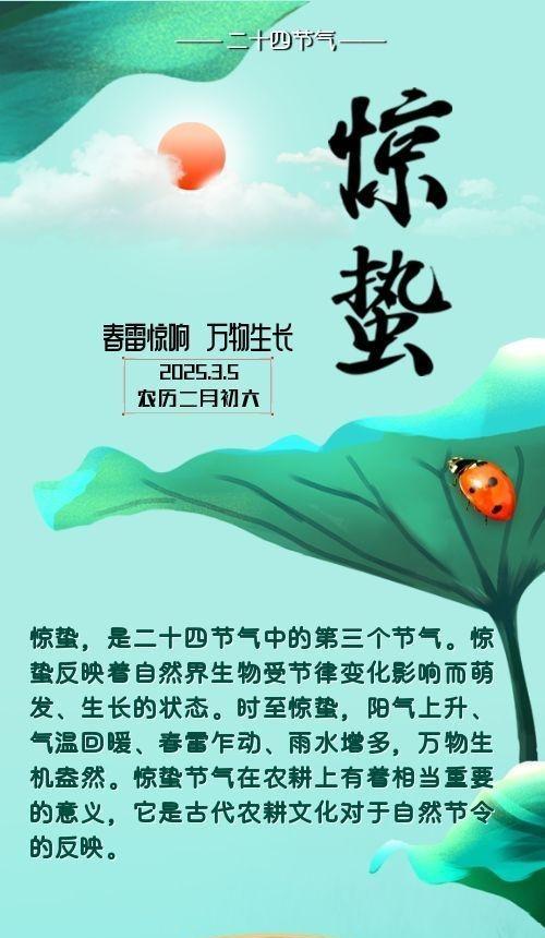 【二十四節(jié)氣·驚蟄】長(zhǎng)圖 | 春雷驚響 萬(wàn)物生長(zhǎng)