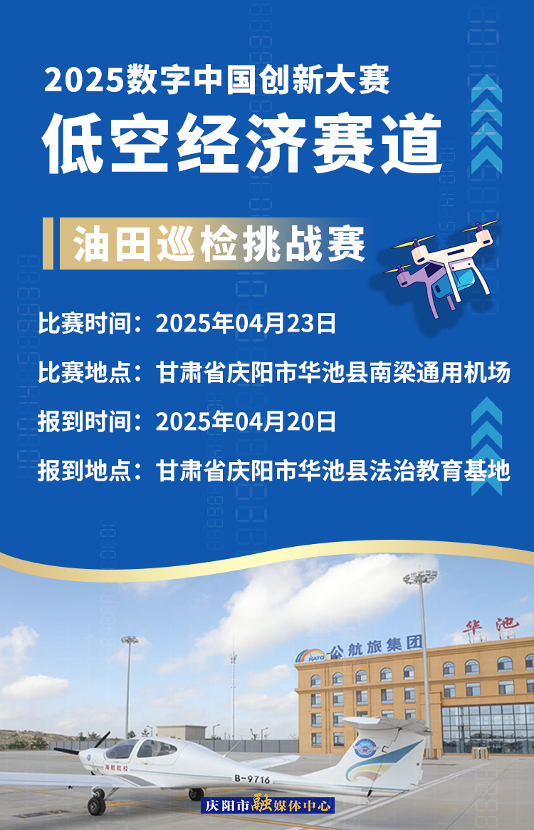 【微海報(bào)】2025數(shù)字中國創(chuàng)新大賽低空經(jīng)濟(jì)賽道場景賽賽事安排——油田巡檢挑戰(zhàn)賽